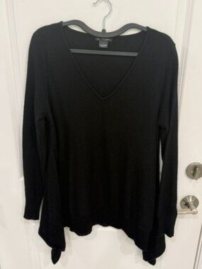 C By Bloomingdales Black Cashmere Sweater